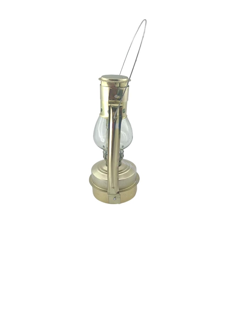advancedestore Desi Kerosene Hurricane Lantern Glass Lamp/ This lal Tain is Also use in Oil Also. Outdoor Camping Light Oil Burning Hanging Lantern(7.5 inches)- Pack of 1 - Image 5