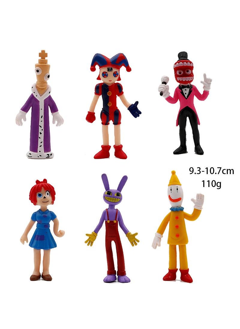 Y&D 6 Pcs The Amazing Digital Circus Toy Set Ideas Toys Popular Cartoon Anime Model Ideas Toys Gifts for Adult & Kids  - Image 1
