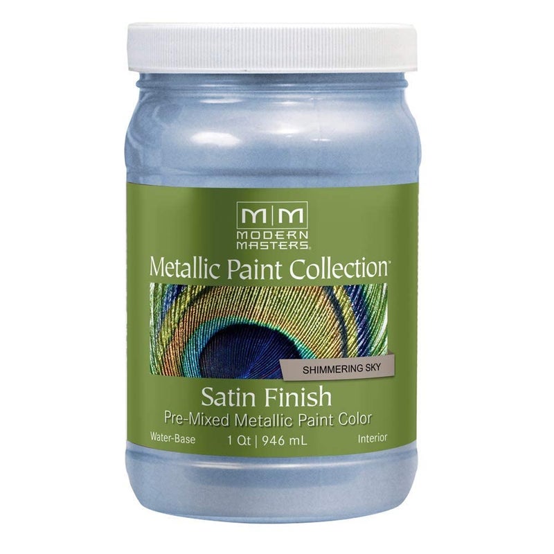 Modern Masters qt Modern Masters ME514 Shimmering Sky Metallic Paint Collection, Satin Water-Based Decorative Metallic Paint - Image 5