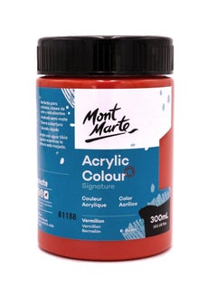 Mont Marte Mont Marte Acrylic Colour Paint 300ml - Vermillion 