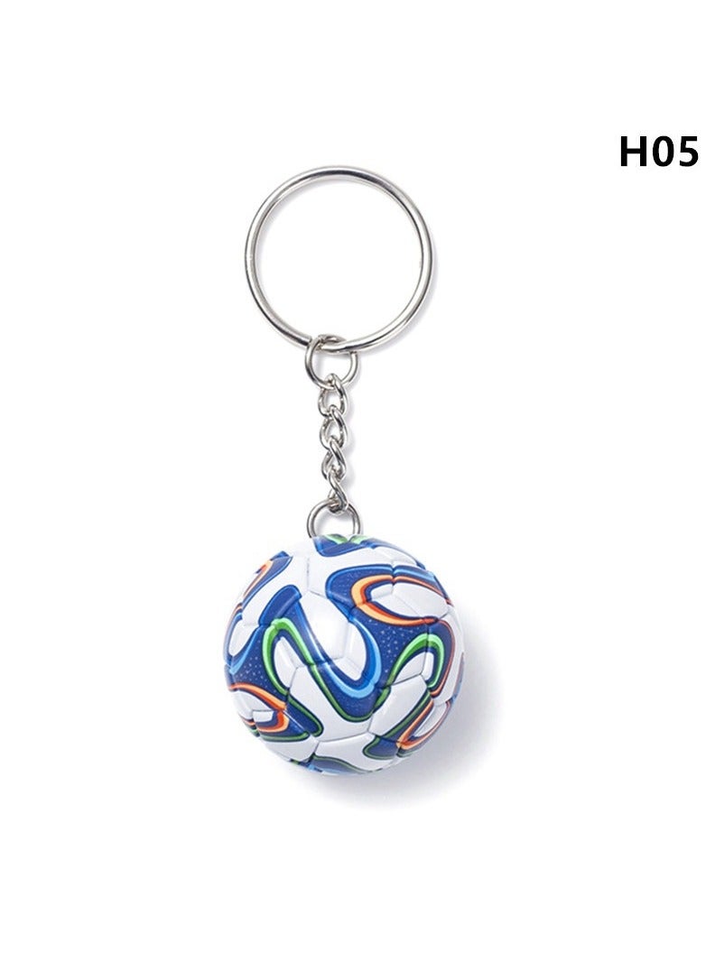 Mini Soccer Keychain Football Pendant Keyring Soccer Lover Gift