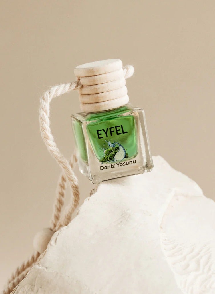 EYFEL Car Air Freshener Seaweed Scent 10ml – Long-Lasting Perfume Diffuser with Wooden Cap - Image 2