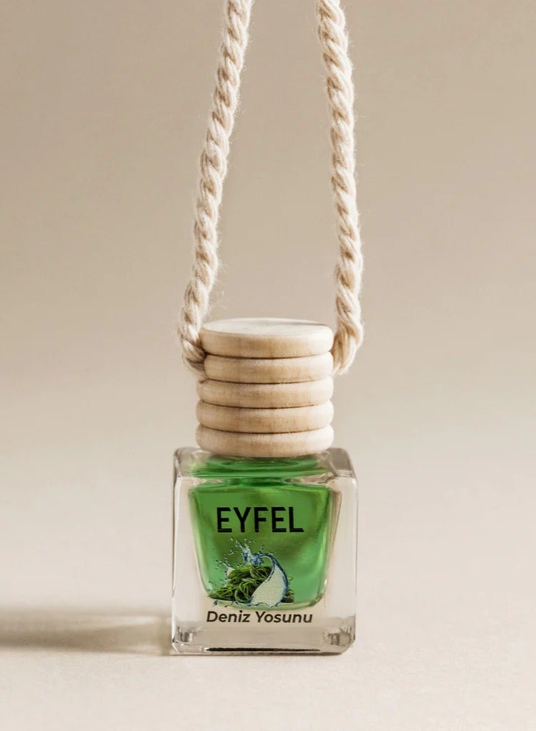EYFEL Car Air Freshener Seaweed Scent 10ml – Long-Lasting Perfume Diffuser with Wooden Cap - Image 3