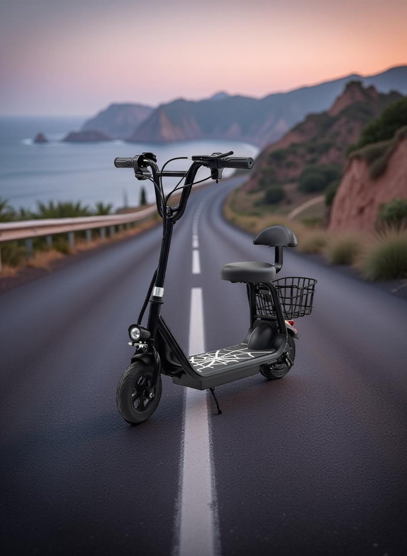 Mini Harley Kids Electric Scooter with Seat & LED Lights | 36V 250W Motor | 13Ah Battery | Comfortable Ride for Children | Safe & Stylish Design - Image 2