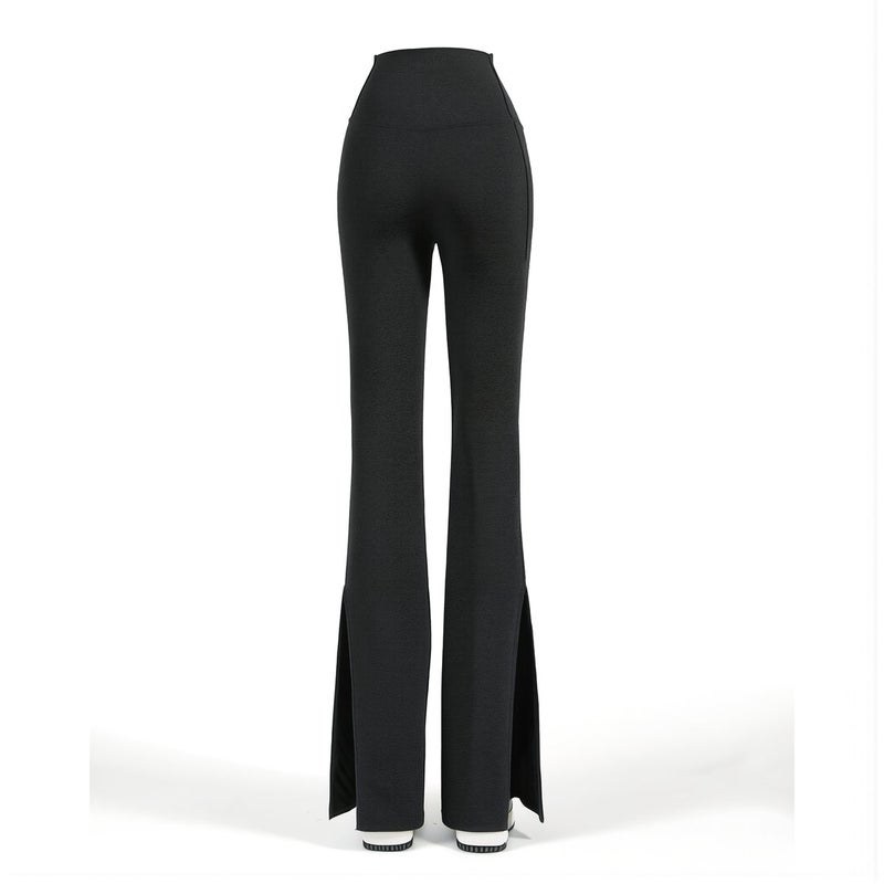 Inclusive Fit Flare Shark Leggings Curvy Friendly High Waist M Black - Image 1