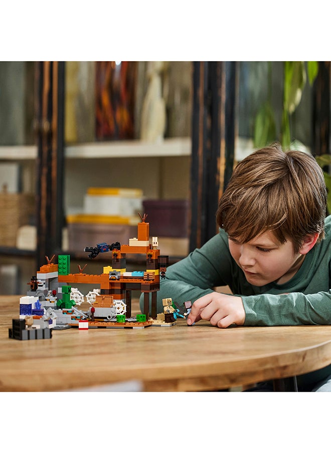 LEGO Minecraft The Badlands Mineshaft Video-Game Toy, Mining Exploration Set For Boys And Girls, Building-Brick Action And Adventure Playset, Birthday Gift For Kids Aged 8 Plus (538 Pieces) 21263  - Image 3
