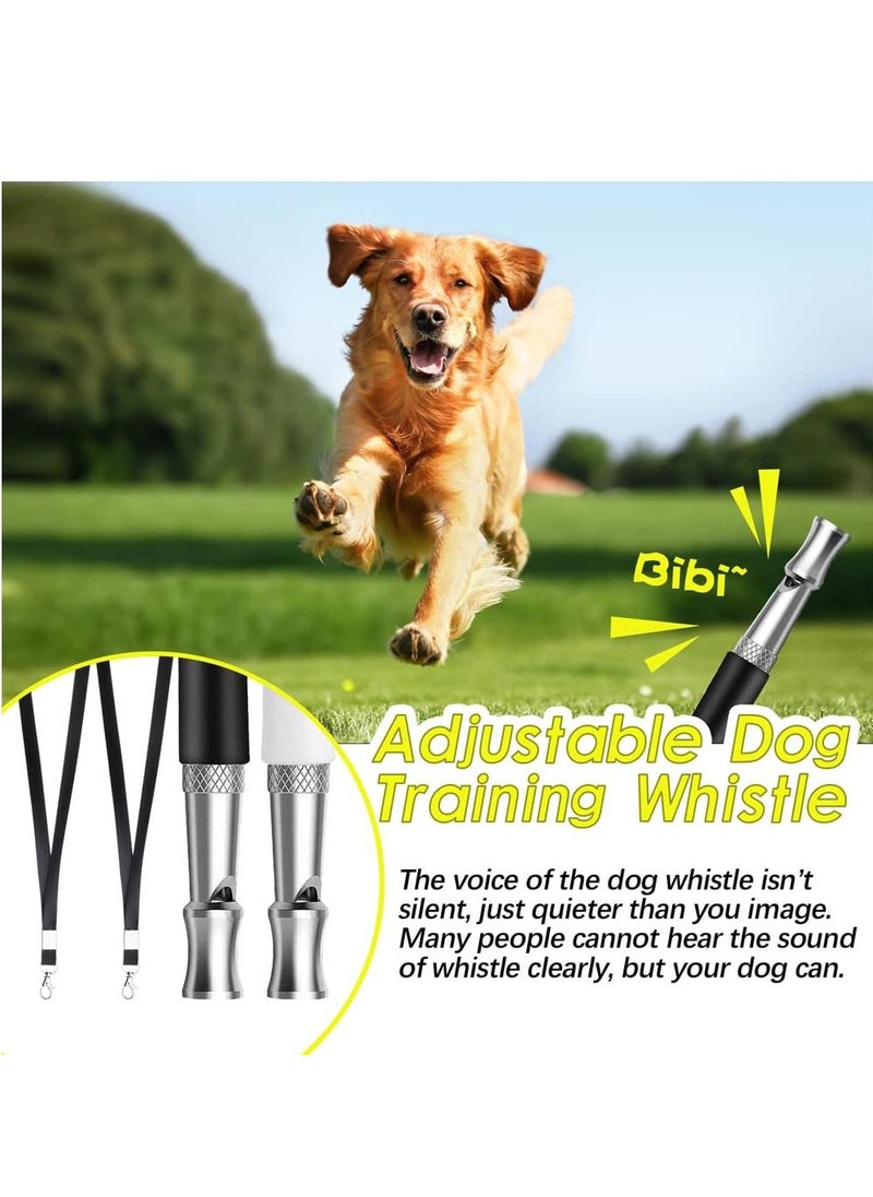 Generic Dog Whistle Ultrasonic Dog Training Whistles with Adjustable Frequencies Bark Control Devices for Dogs 2PCS  - Image 3