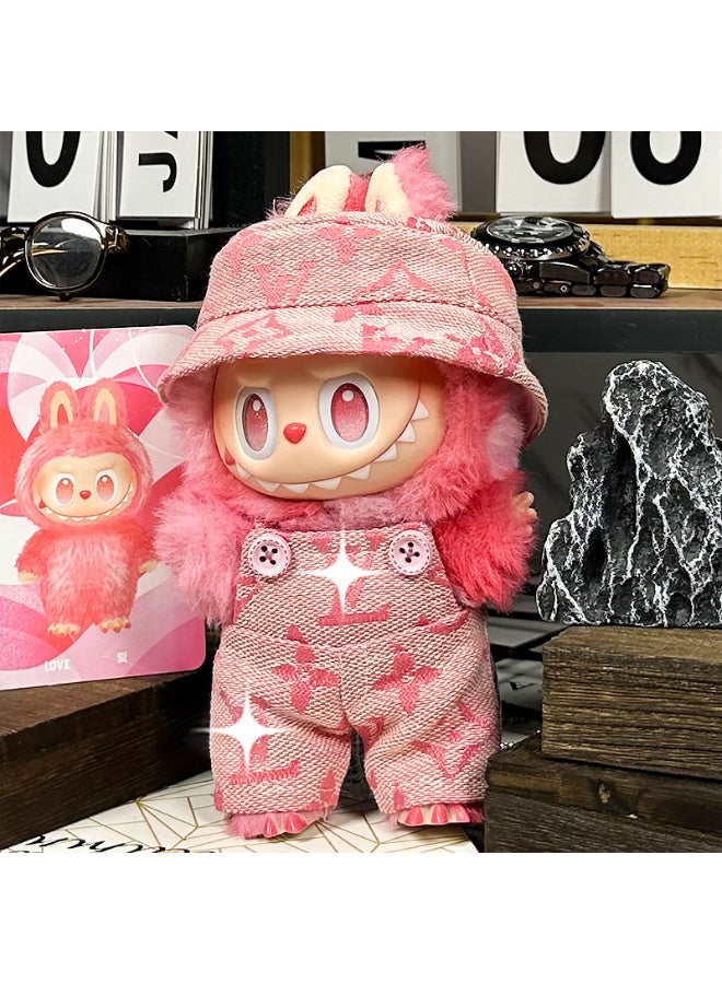 HI-FINE 17cm Doll Clothes Outfit – Compatible with Labubu Dolls – No Doll Included – Fashion Accessories for Collectors