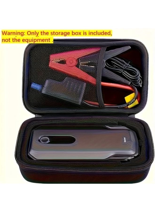 Durable EVA Car Starter Case Shockproof Waterproof Storage Box For Air Pump Jump Starter 1pc - Image 1
