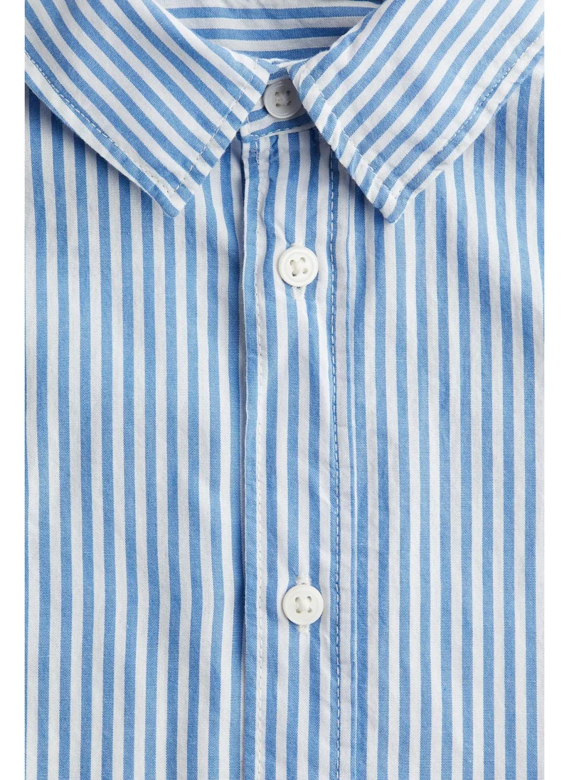 اتش اند ام Short-sleeved cotton shirt