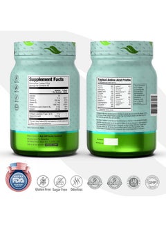 ORZAX Collagen Peptides Powder Vitamin C Biotin & Hyaluronic Acid Hydrolyzed Protein Type I & Iii Grass Fed Hair Nail Skin & Joint Support Supplement Sugar Free Gluten Free Unflavored 16 Oz  - Image 3