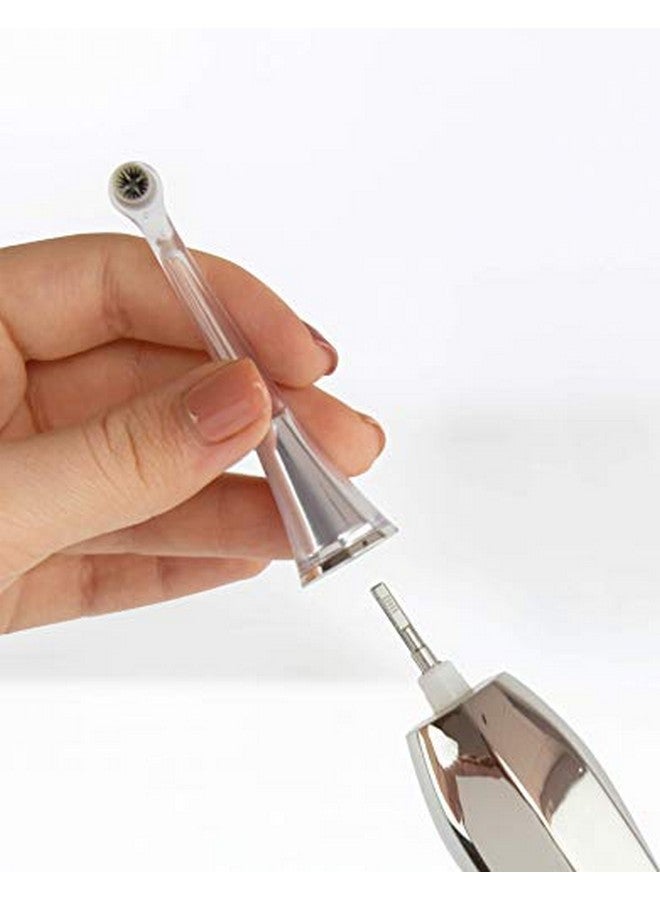 سوبر سمايل رأس تلميع بديل Zina45 لفرشاة الأسنان Sonic Pulse يوفر تلميعًا ولمعانًا احترافيًا لتبييض الأسنان في المنزل (فضي) - Image 4