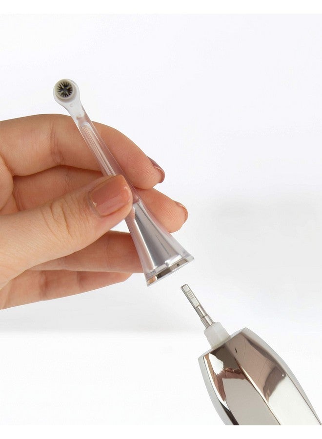 سوبر سمايل رأس تلميع بديل Zina45 لفرشاة الأسنان Sonic Pulse يوفر تلميعًا ولمعانًا احترافيًا لتبييض الأسنان في المنزل (فضي) - Image 2