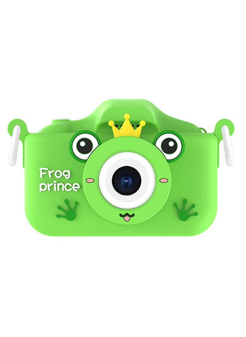 AROAQ Children's Camera Toy, HD 1080p Shockproof Children Video Camera, Anti-fall Portable Camera Toy, Multiple Functions Digital Camera For Girls Boys,(Green-Little Frog-HD Dual Lens (No Memory Card))  - Image 1