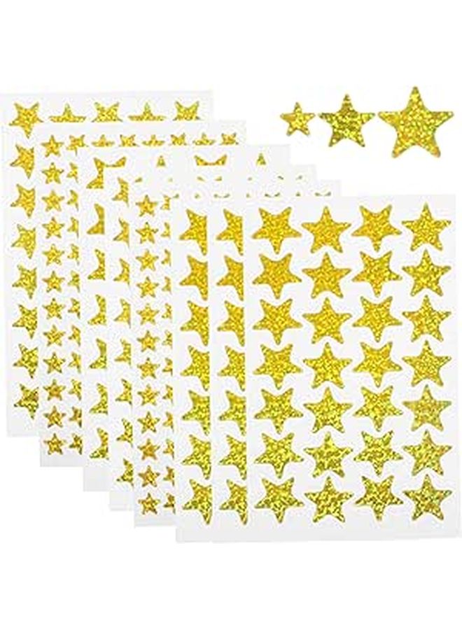 Pentagram Stickers 30 Sheets Classroom Reward Decals For Teachers Students Craft Scrapbooking - Image 1