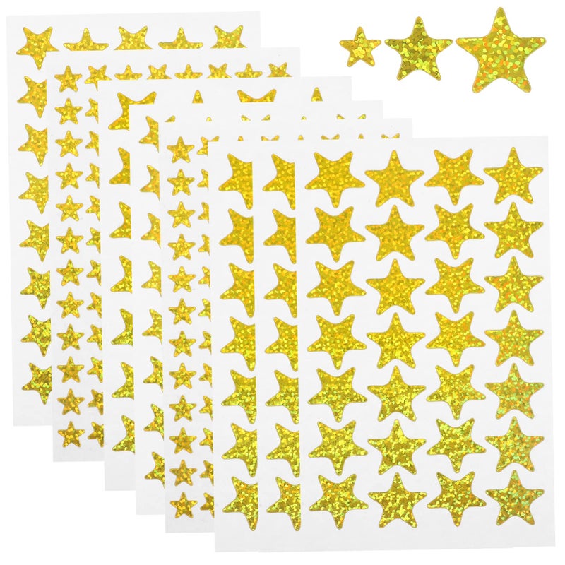 Pentagram Stickers 30 Sheets Classroom Reward Decals For Teachers Students Craft Scrapbooking - Image 2