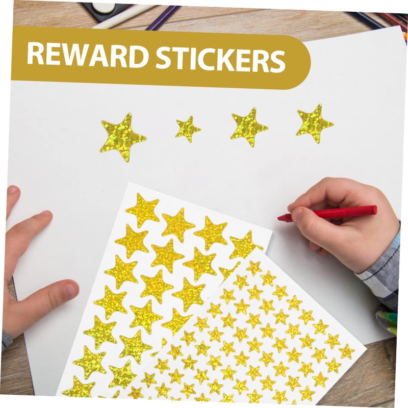 Pentagram Stickers 30 Sheets Classroom Reward Decals For Teachers Students Craft Scrapbooking - Image 5