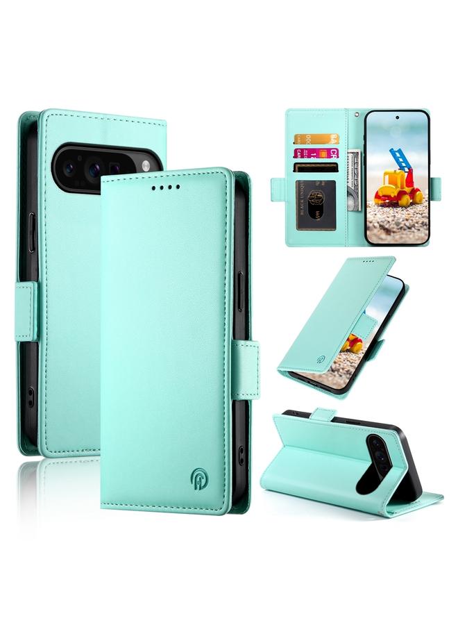 S-TOP Case For Google Pixel 9 Pro Side Buckle Magnetic Frosted Leather Phone Case - Image 1