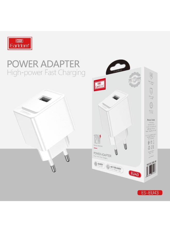 Earldom Charger 12w With Cable Micro usb ES-EU43 - Image 5