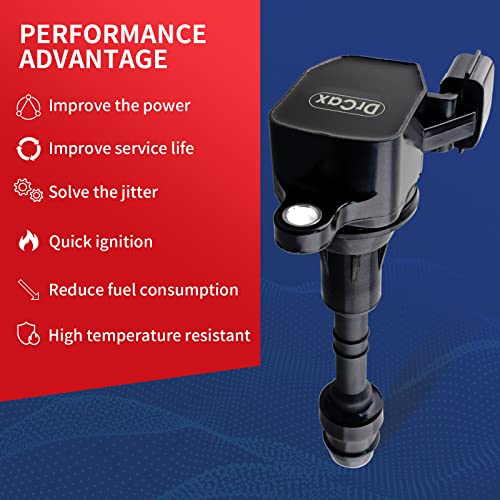 DrCax OEM Ignition Coil Compatible with Nissan Altima Frontier Maxima Murano NV1500 NV2500 Pathfinder Quest Xterra Infiniti I35 QX4 UF349 C1406 V6 35L 40L Engines 1 Pack - Image 3