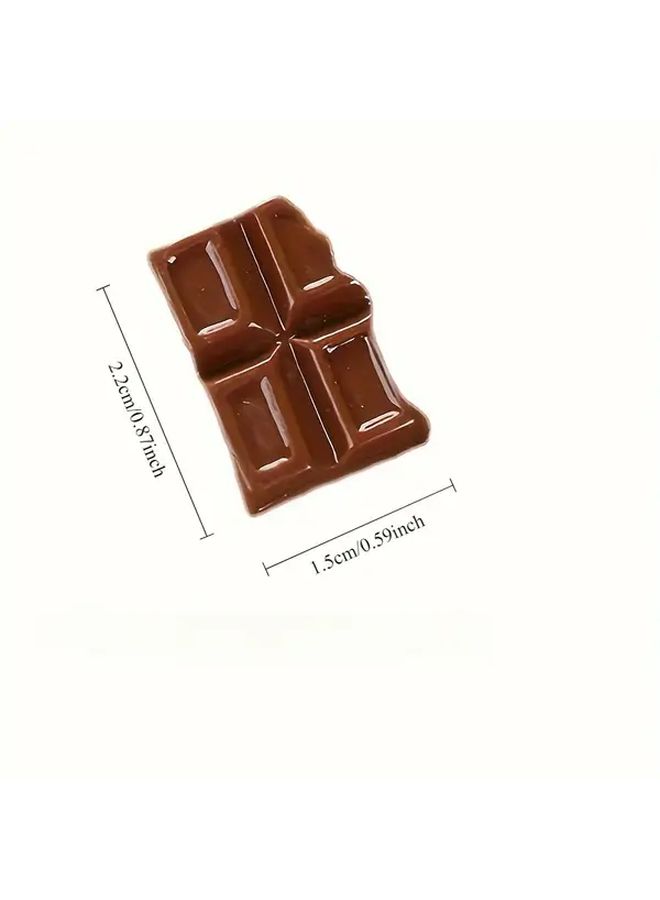 12 Pieces Dollhouse Miniature Chocolate Snacks Realistic Food DIY Accessories Mini Kitchen Restaurant Decor Props Micro Landscape Photography Props - Image 5