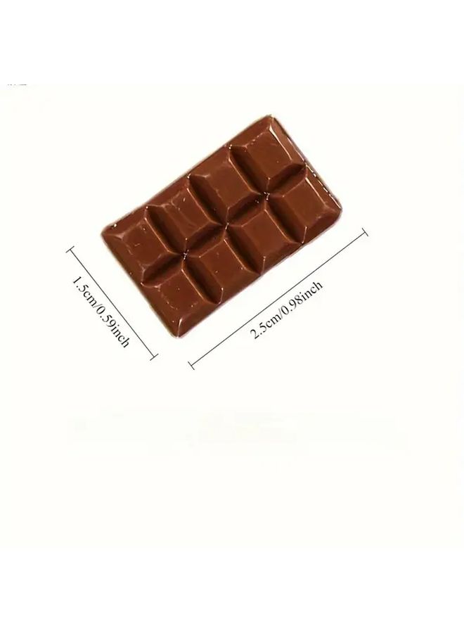 12 Pieces Dollhouse Miniature Chocolate Snacks Realistic Food DIY Accessories Mini Kitchen Restaurant Decor Props Micro Landscape Photography Props - Image 4
