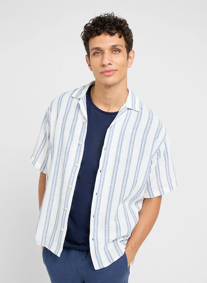 JACK & JONES Stripe Regular Fit Shirt