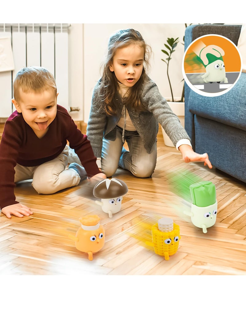 Excefore Blind Box Toy, 1Pcs Baby Push Go Friction Power Car Play Vehicles, Cartoon Vegetables Toys Racing Cars, Random Art Toy, Creative Gift, Best Birthday Gifts for Kids (Random Style) - Image 5