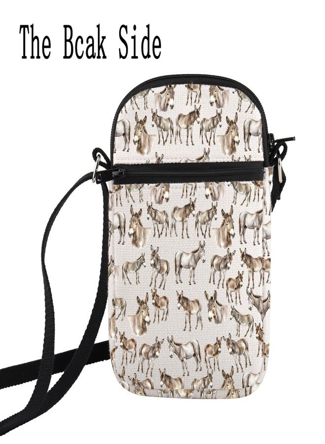 HOLLP Donkeys Lovers Gift Donkeys Make Me Happy Crossbody Bag Donkey Small Sling Bag Gift for Animal Lovers (Donkeys Make Me Happy) - Image 5