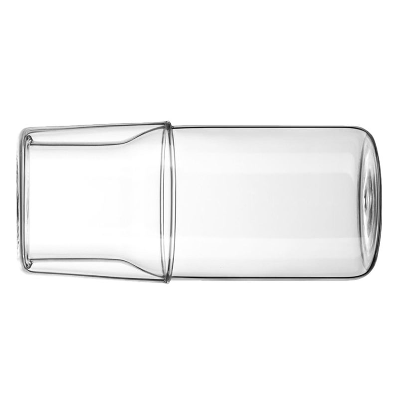 Heat Resistant Glass Carafe 550ml Multi Function Bedside Water Pitcher For Tea Juice Milk - Image 2