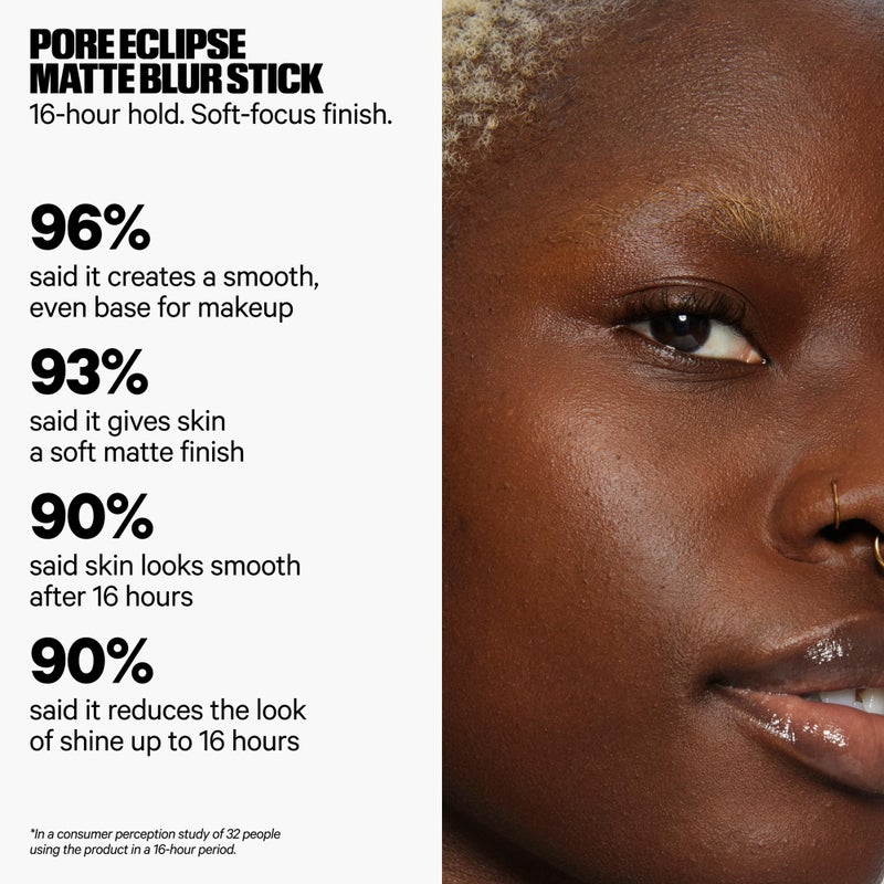 Milk Makeup Pore Eclipse Non-Comedogenic Matte Blur Stick â€“ Blurs Pores, Controls Shine + Holds Makeup for Up to 16 Hours â€“ Creates a Smooth, Even Base for a Soft Matte Finish â€“ 0.44 oz - Image 3