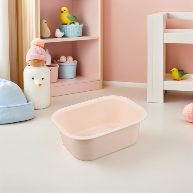 2pcs Baby Changing Station Basin - Thickened Wash Basin - Nursery Diaper Table Accessory Tub For Face Foot Cleansing Infant Laundry - Image 2