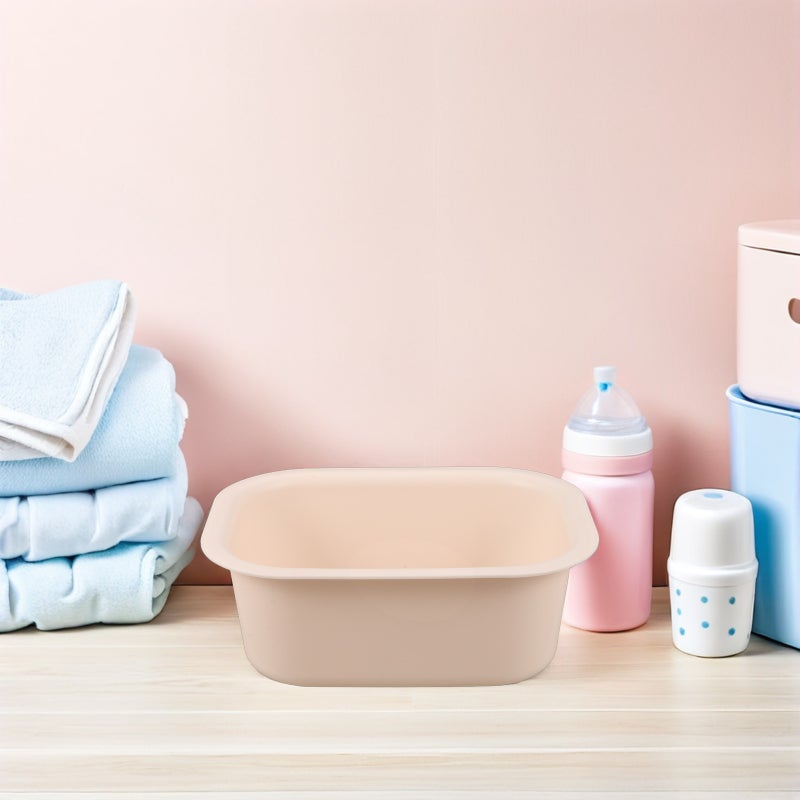 2pcs Baby Changing Station Basin - Thickened Wash Basin - Nursery Diaper Table Accessory Tub For Face Foot Cleansing Infant Laundry - Image 4