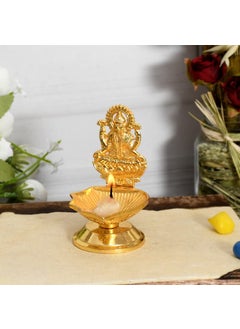 JAIPUR ACE JAIPUR ACE Brass Kuber Lamp Gaja Lakshmi Diya Pack of 1  - Image 1