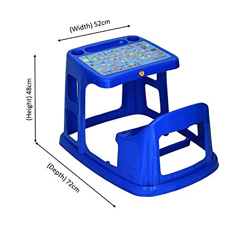 PRIMA طاولة دراسة للأطفال من برايم جونيور وسينيور مع كرسي بلاستيكي وحامل أكواب للأطفال من عمر 25 سنة - Image 5