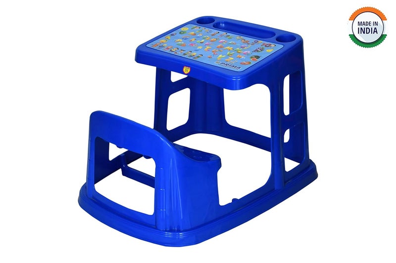 PRIMA طاولة دراسة للأطفال من برايم جونيور وسينيور مع كرسي بلاستيكي وحامل أكواب للأطفال من عمر 25 سنة - Image 3