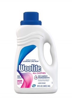 Woolite Everdya Liquid Laundry Detergent, Sprakling Falls Scent, 50 Ounce  - Image 1