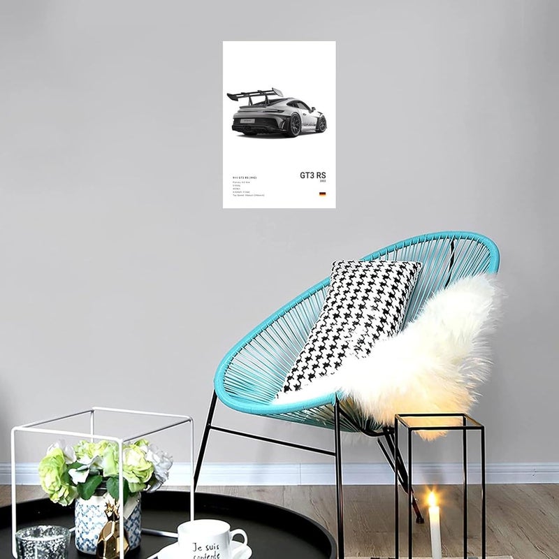 Dujoi 911 GT3 RS Canvas Poster - Image 2