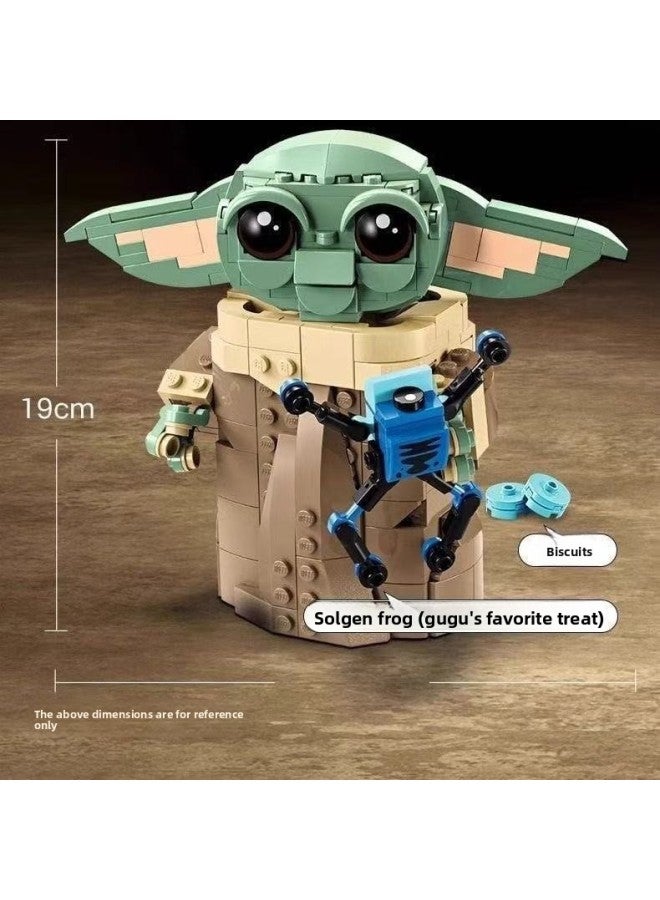 Building Blocks - Baby Yoda Stroller - Export Packaged in Bags. Building Blocks - Small Particle Assembly Toys, Compatible with Mainstream Brands, Educational Puzzles, Creative Gifts for Children, Birthday Gifts. - Image 4