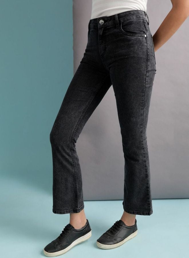 Freehand Women Bootcut Solid High Rise Jeans - Image 3