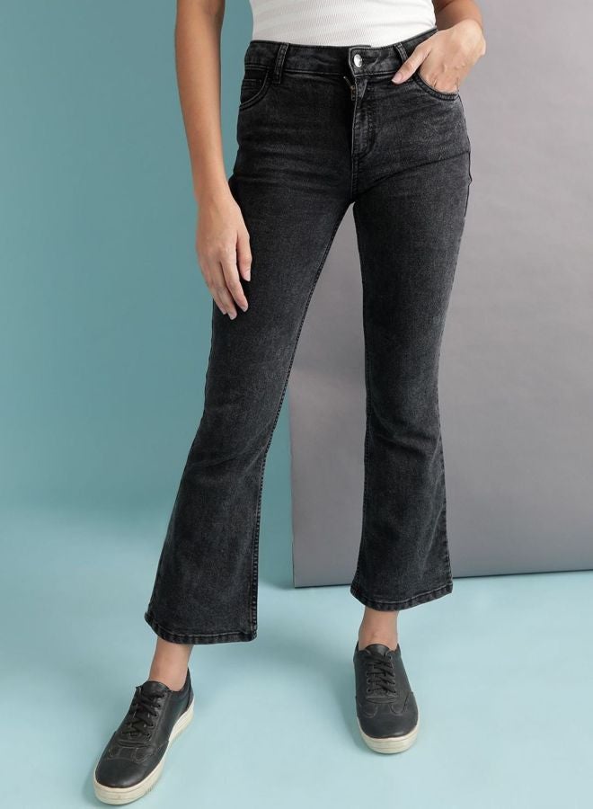 Freehand Women Bootcut Solid High Rise Jeans - Image 1