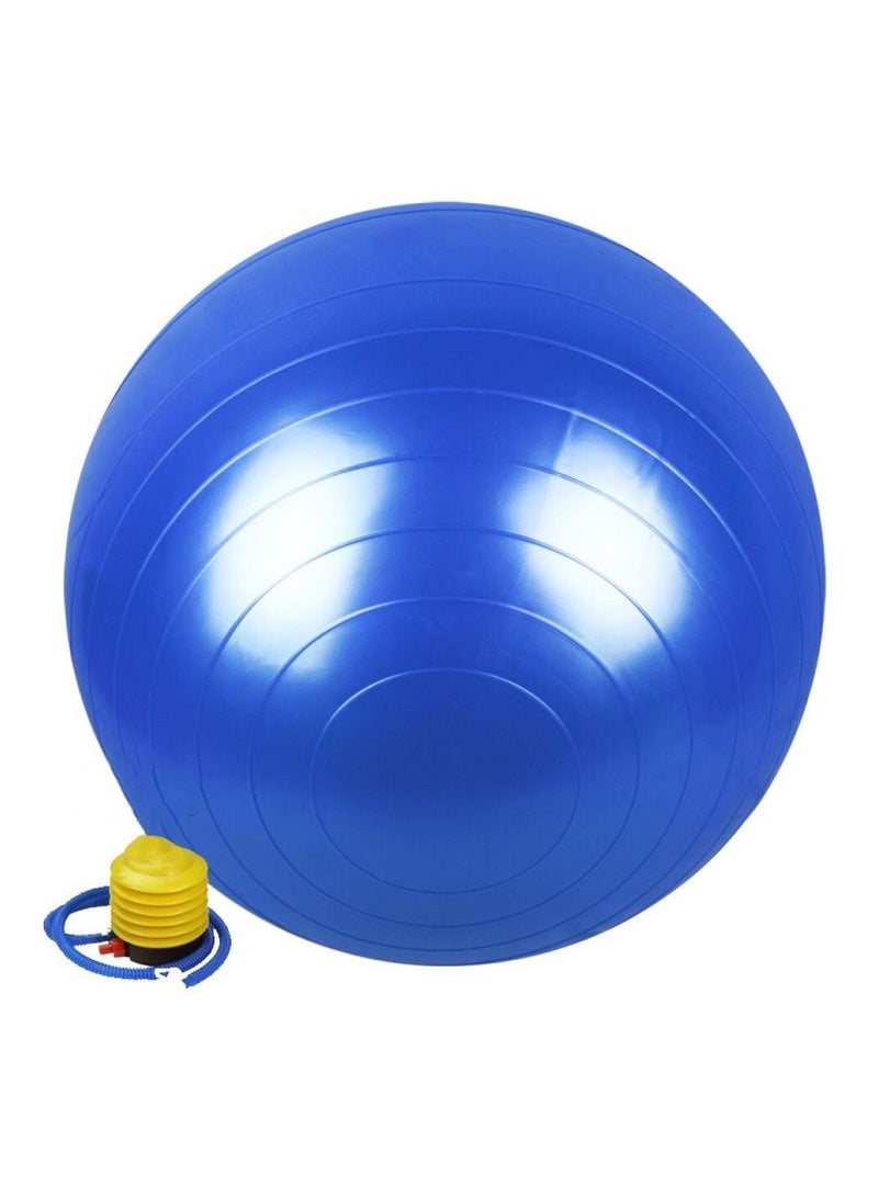 Anti-burst Yoga Ball, fitness ball, air pump thickening stability balance ball, for physical exercise, 65cm- blue - Image 1