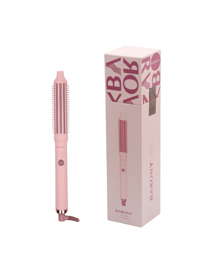 Barony Slim Hair Straightening Brush - Pink - Image 2