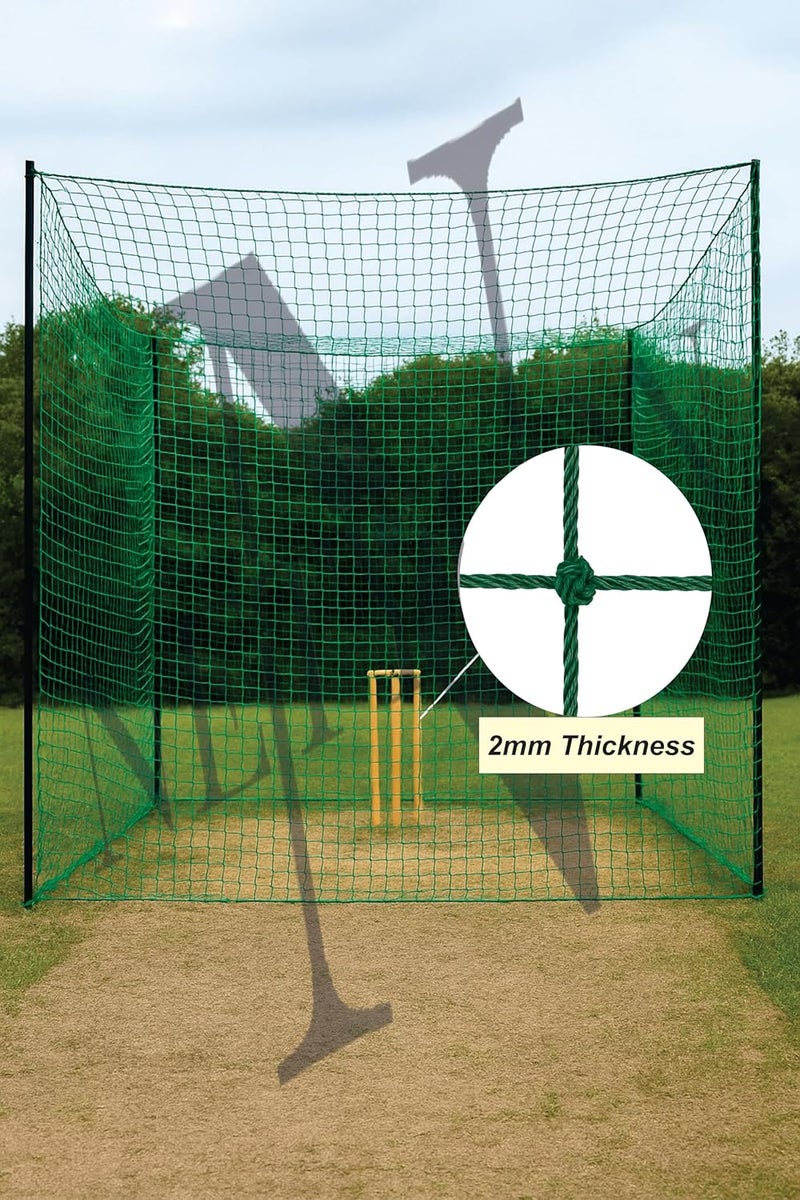 NETYLON Cricket Practice Net (2mm Thickness) Havey Duty Nylon for Batting Net Backyard & Professional Use – UV Resistant & Weatherproof (12 Ft x 100 Ft) - Image 5
