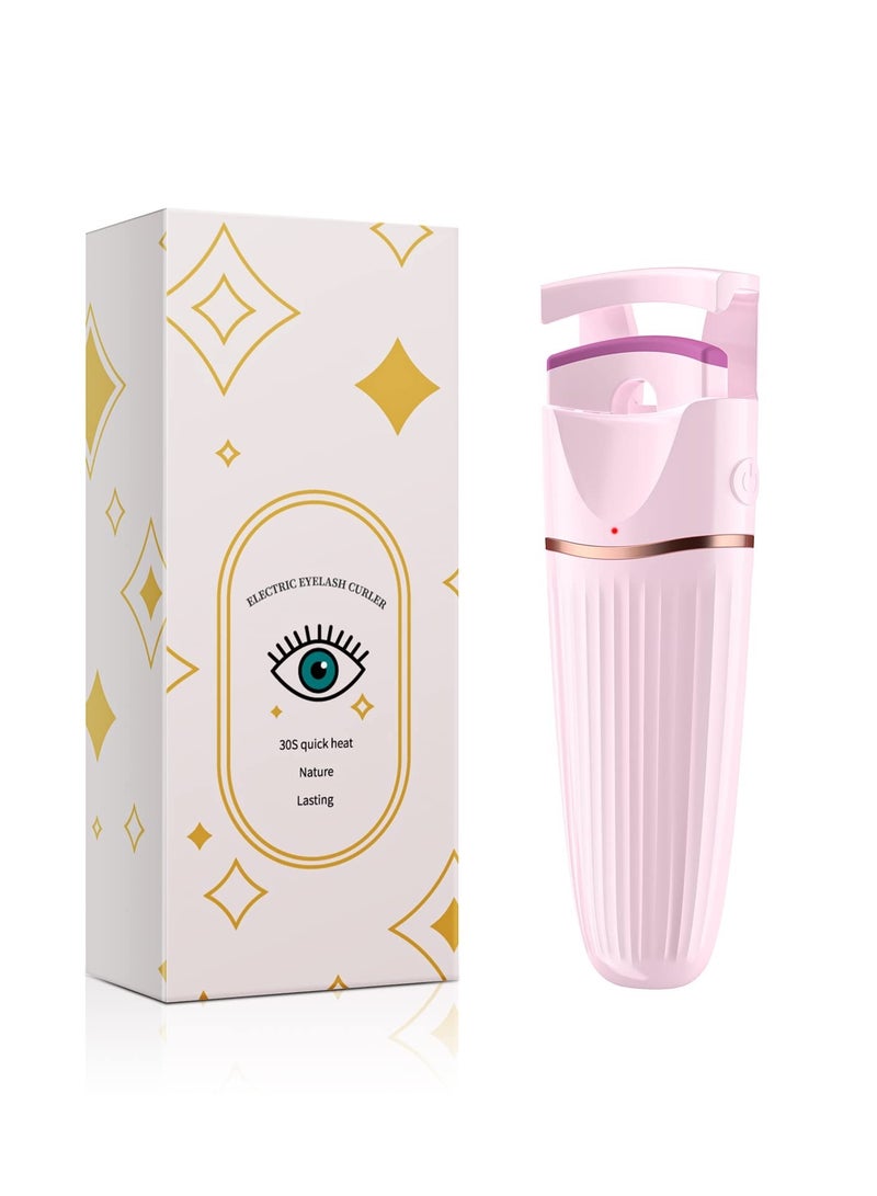 KASTWAVE Heated Eyelash Curlers Rechargeable Eyelash Curler, Electric Eyelash Curler with Professional Heating Silicone Pad 30s Qick Heating Lash Curler for Natural Curling 24H Long Lasting Eye Lashes Curler - Image 1