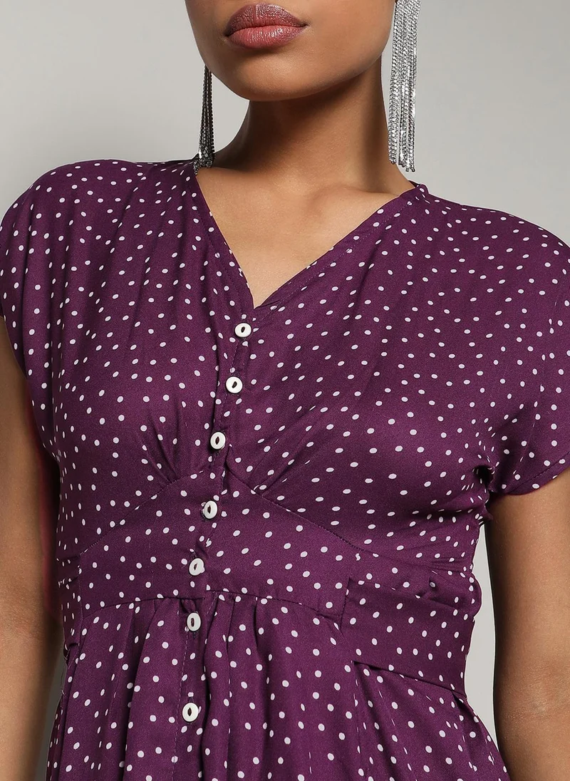 PINACOLADA Polka Dot Mini Dress