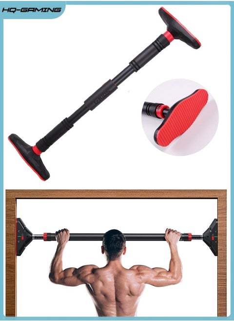 Pull Up Bar for Doorway, Chin Up Bar Upper Body Workout No Screw Installation for Home Gym Exercise Fitness with Adjustable Width (Black)