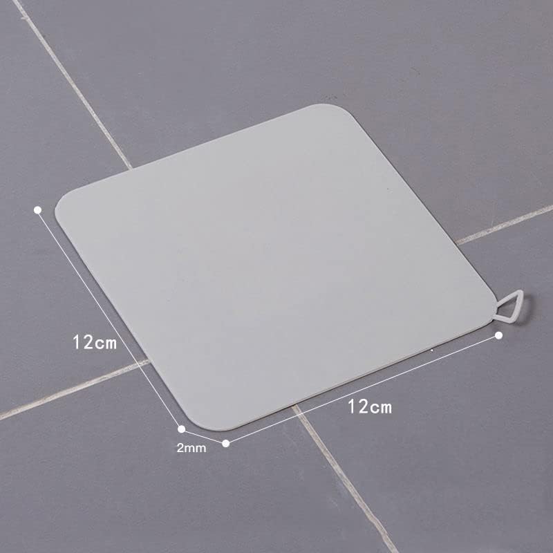 SYOSI Silicone Drain Cover, White 8 in/20cm, 2 Pcs Tub Stopper Floor Anti-Odor Mat, Anti Cockroach Deodorizing Kitchen Seal for Shower, Laundry, Toilet and Else - Image 4