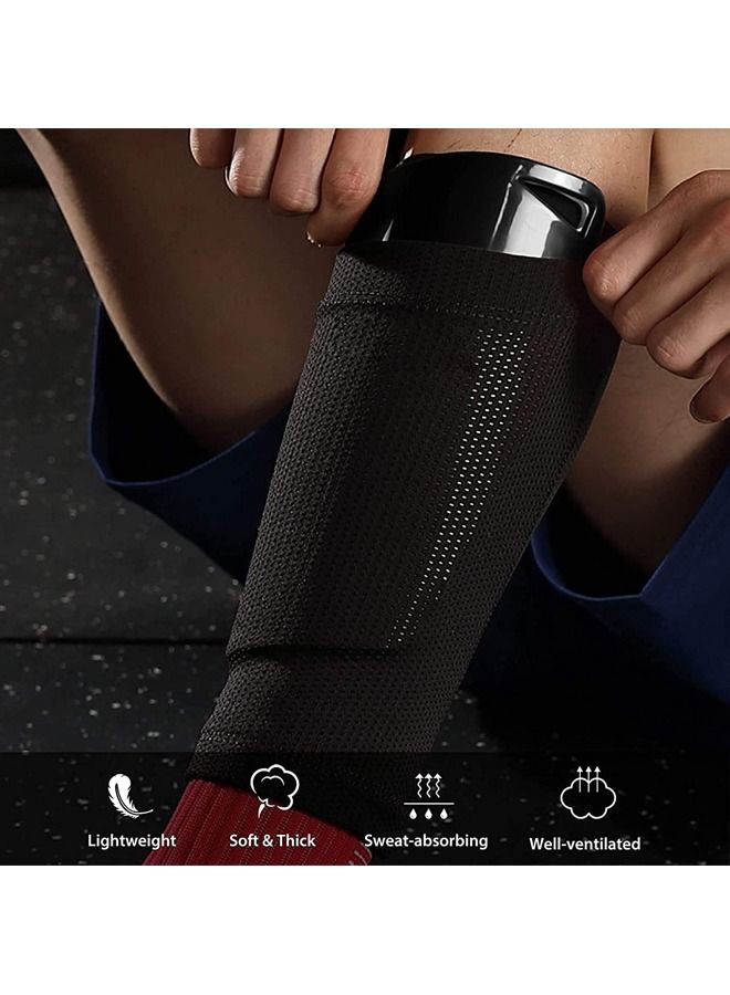 روك بو واقيات كرة القدم للأطفال الصغار الصغار ، وسادات وأكمام واقية لكرة القدم - معدات كرة القدم للأطفال 3 5 4-6 7-9 10-12 سنة للأطفال والمراهقين والأولاد والبنات - Image 2