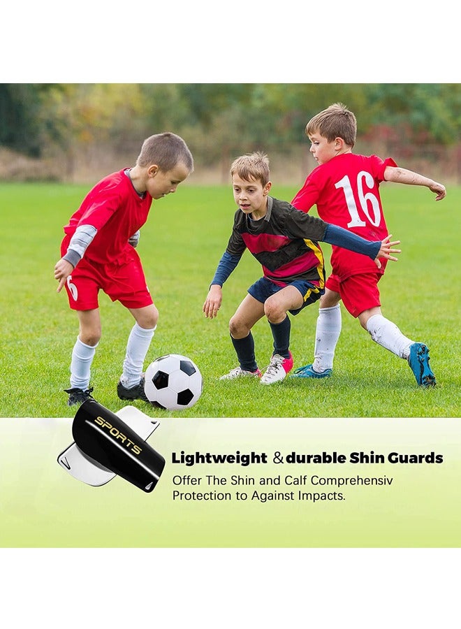 روك بو واقيات كرة القدم للأطفال الصغار الصغار ، وسادات وأكمام واقية لكرة القدم - معدات كرة القدم للأطفال 3 5 4-6 7-9 10-12 سنة للأطفال والمراهقين والأولاد والبنات - Image 5